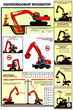 ПС21 Одноковшовый экскаватор. безопасность земляных работ (ламинированная бумага, А2, 4 листа) - Плакаты - Строительство - Магазин охраны труда Протекторшоп